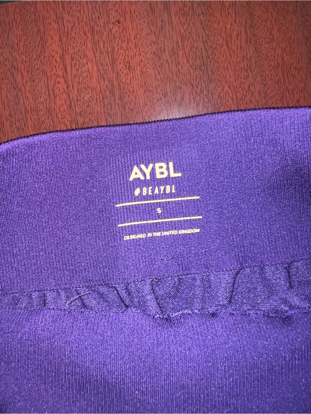AYBL Purple High-Waist Active Leggings - Picture 2 of 3